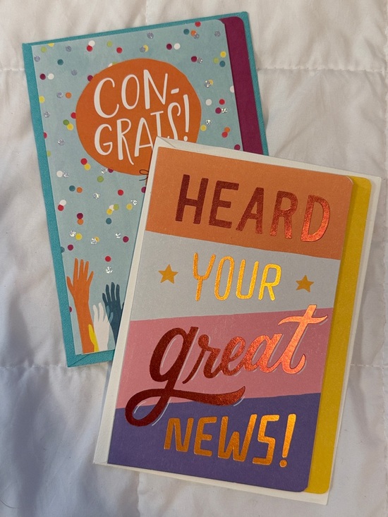 Hallmark Other - 🌻 Bundle of 2 Hallmark Congratulations Cards